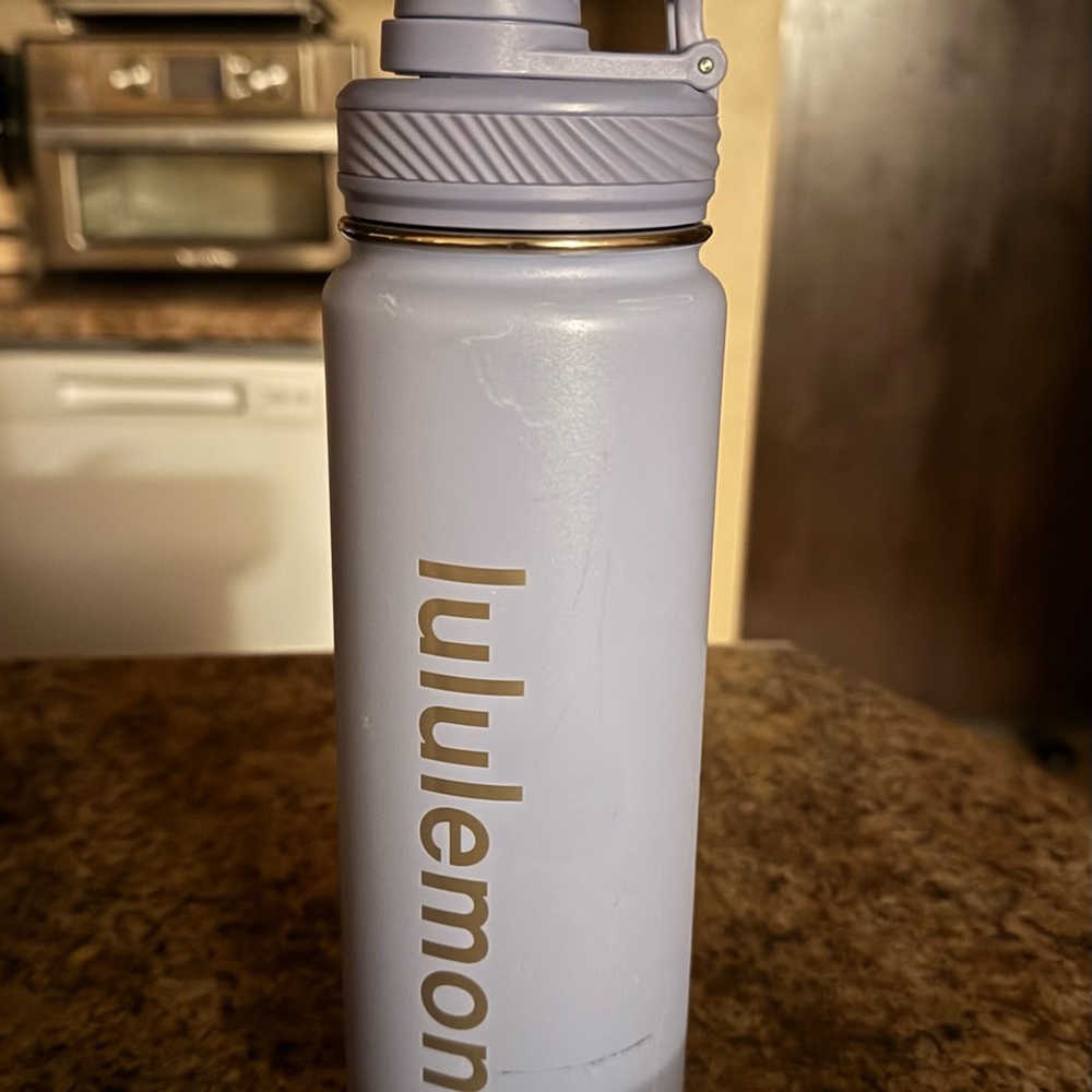 Lululemon Blue Water Bottle